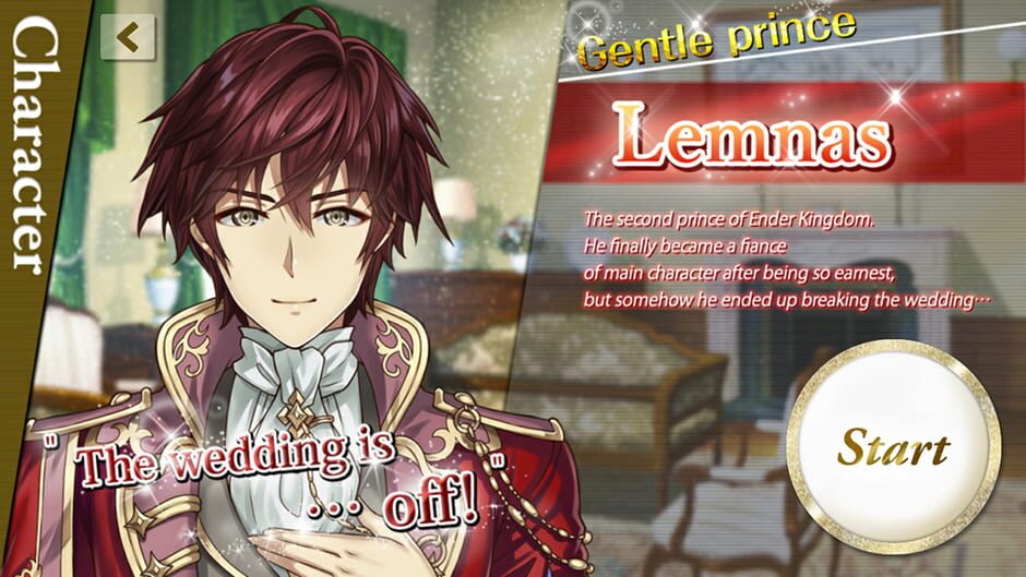 Screenshots First Page of Love