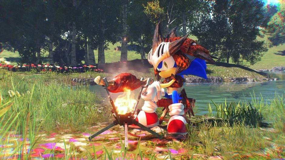 Screenshot 1 from Sonic Frontiers x Monster Hunter Pack