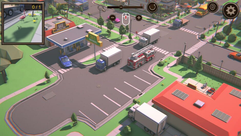 Hidden Village Top-Down 3D Screenshot