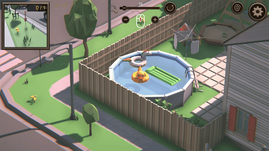Hidden Village Top-Down 3D Screenshot
