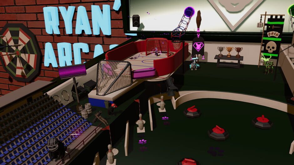 สกรีนช็อตจาก Roxy Raccoon's Pinball Panic: Sports Spectacle (รูปที่ 2)