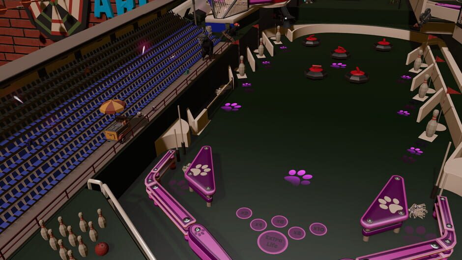 สกรีนช็อตจาก Roxy Raccoon's Pinball Panic: Sports Spectacle (รูปที่ 7)