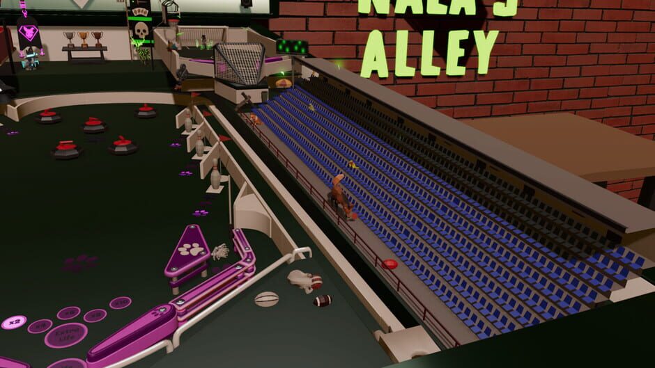 สกรีนช็อตจาก Roxy Raccoon's Pinball Panic: Sports Spectacle (รูปที่ 8)