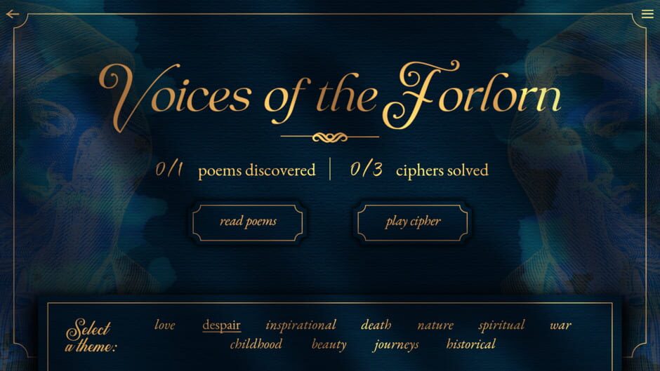 Poems & Codes Screenshot