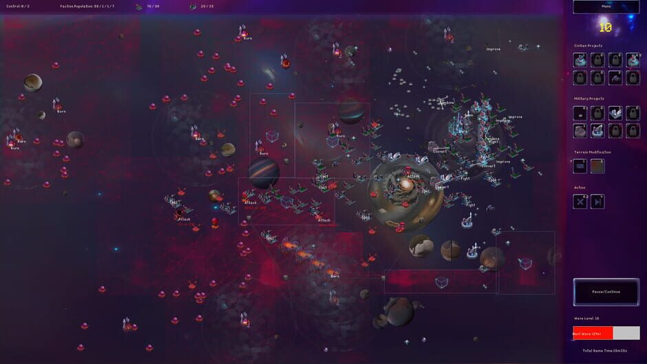 Galactic Defense: Automation Screenshot