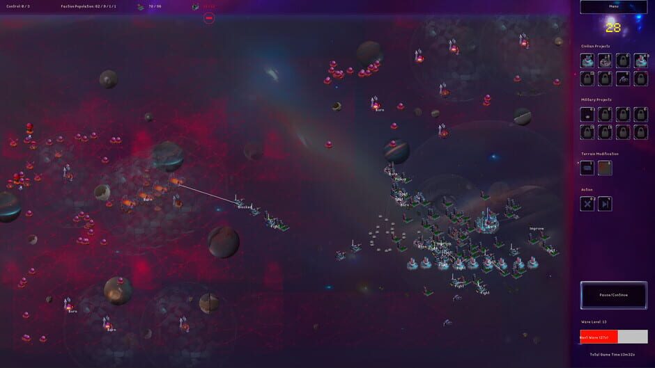 Galactic Defense: Automation Screenshot