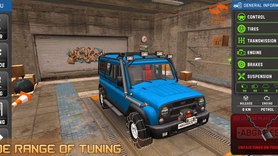 สกรีนช็อตจาก Russian Car Driver: UAZ Hunter (รูปที่ 3)
