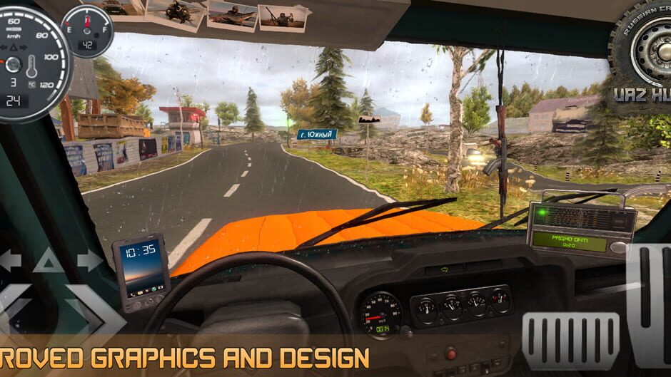 สกรีนช็อตจาก Russian Car Driver: UAZ Hunter (รูปที่ 4)