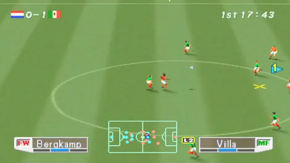 World Soccer Jikkyou Winning Eleven 3: Final Ver., captura de tela 3