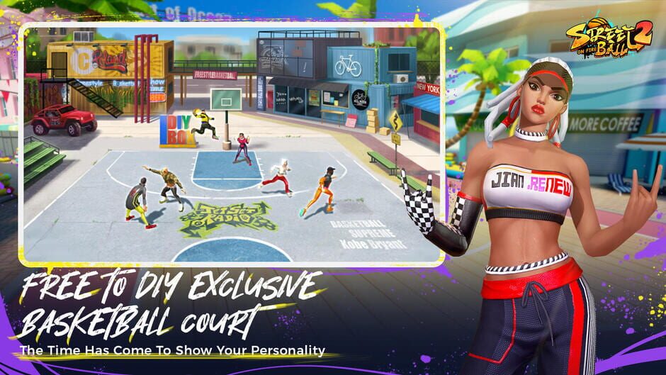 สกรีนช็อตจาก Streetball 2: On Fire (รูปที่ 5)