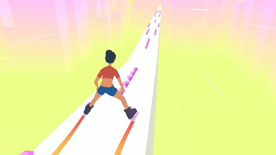 สกรีนช็อตจาก Sky Roller: Rainbow Skating (รูปที่ 4)