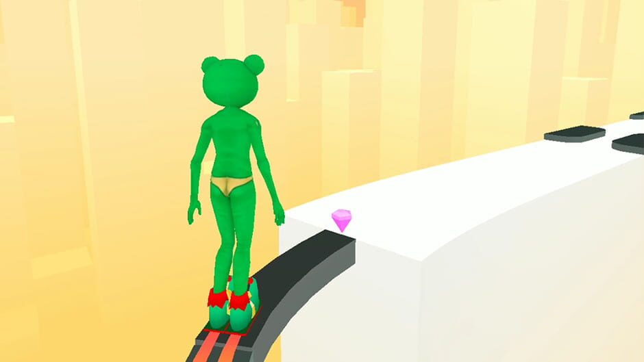 สกรีนช็อตจาก Sky Roller: Rainbow Skating (รูปที่ 2)