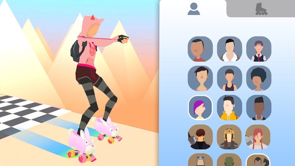สกรีนช็อตจาก Sky Roller: Rainbow Skating (รูปที่ 7)