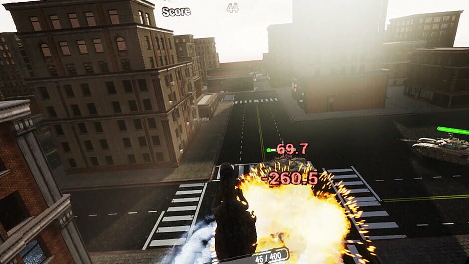 สกรีนช็อตจาก VR Dinosaur City War (รูปที่ 5)