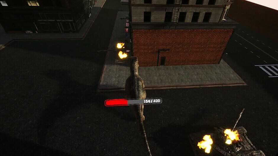 สกรีนช็อตจาก VR Dinosaur City War (รูปที่ 9)