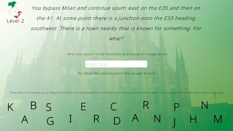 Scavenger Hunt: Italy