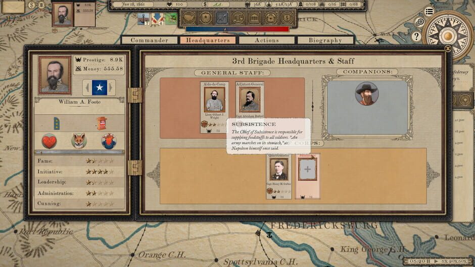 Grand Tactician: The Civil War - Whiskey & Lemons Screenshot