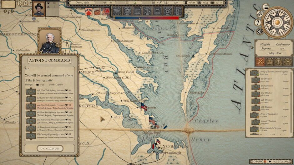 Grand Tactician: The Civil War - Whiskey & Lemons Screenshot