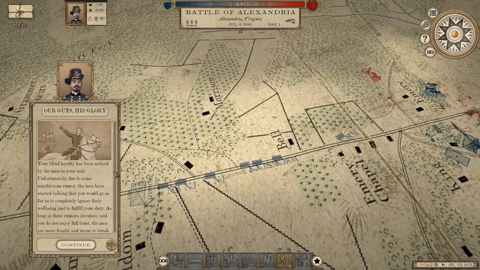 Grand Tactician: The Civil War - Whiskey & Lemons Screenshot