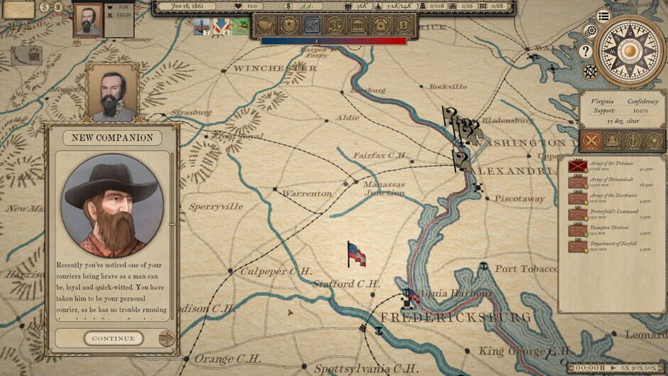 Grand Tactician: The Civil War - Whiskey & Lemons Screenshot