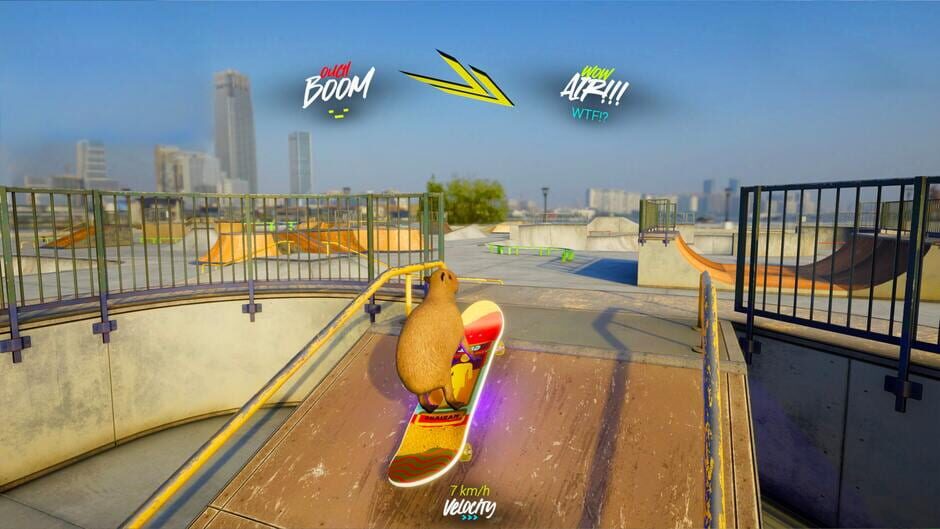 Skateboard Drifting Simulator with Maxwell Cat: The Game Screenshot