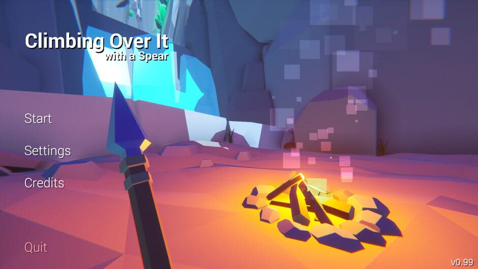 Climbing Over It with a Spear Screenshot