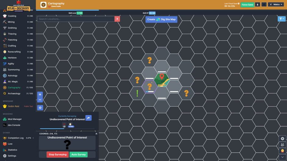 Melvor Idle: Atlas of Discovery Screenshot