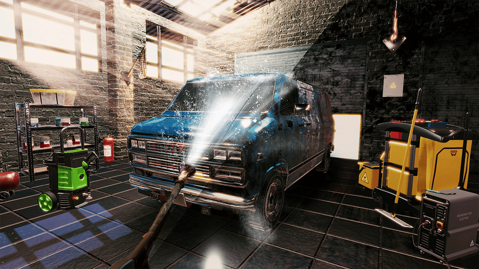 Wash Simulator: Clean Garage, House, Cars Business Tycoons Screenshot