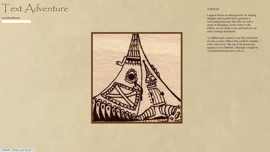 Text Adventure Screenshot