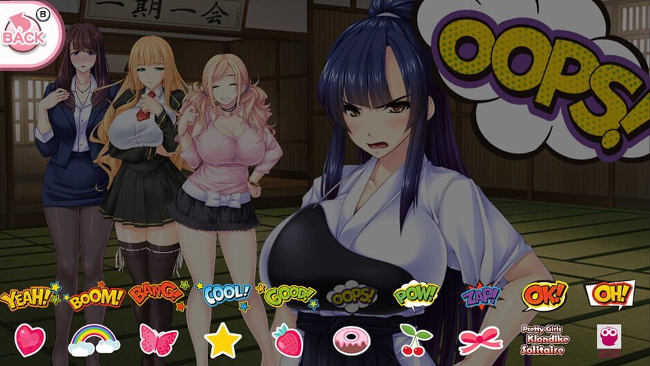 Pretty Girls Klondike Solitaire Plus Screenshot