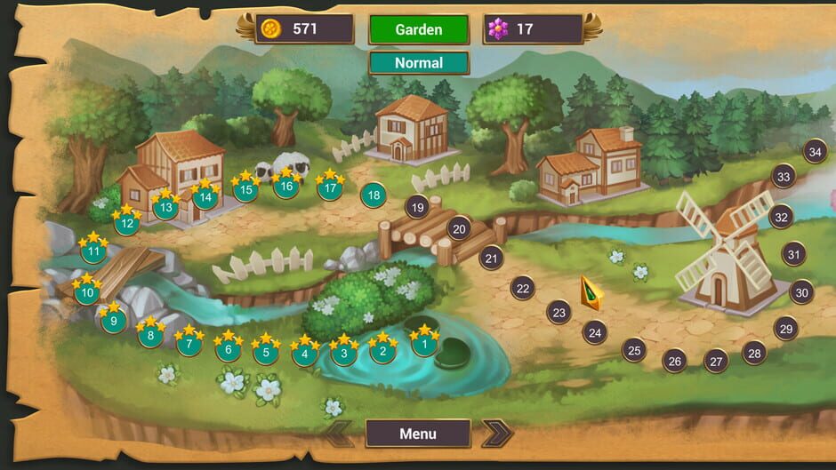 Solitaire Quest: Garden Story Screenshot