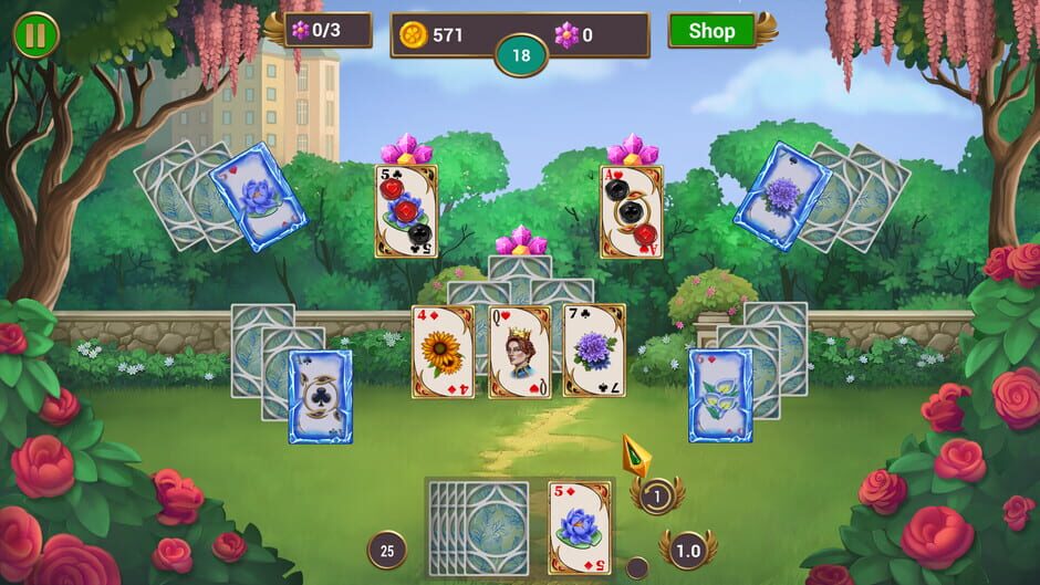 Solitaire Quest: Garden Story Screenshot