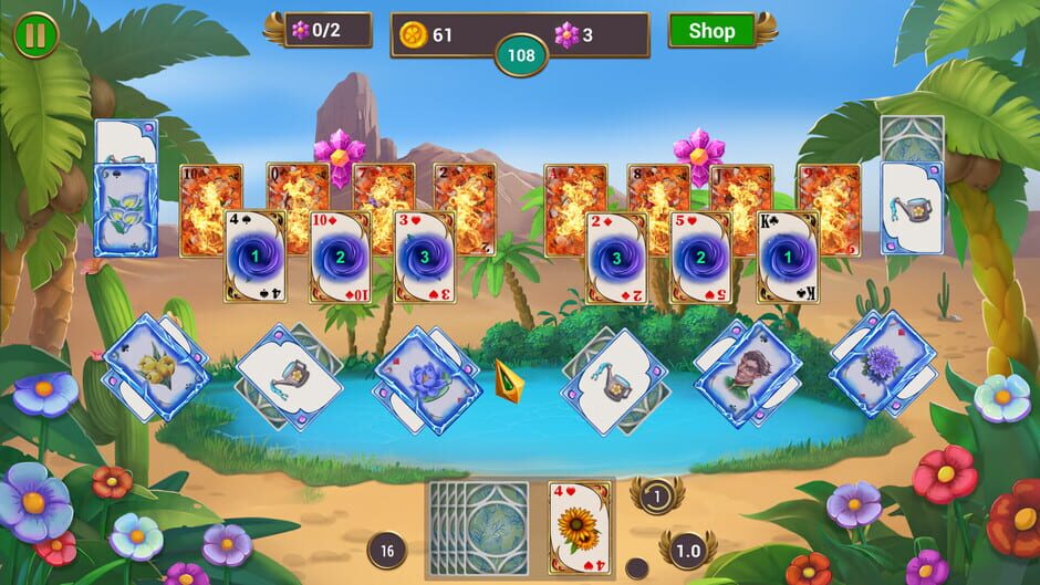 Solitaire Quest: Garden Story Screenshot