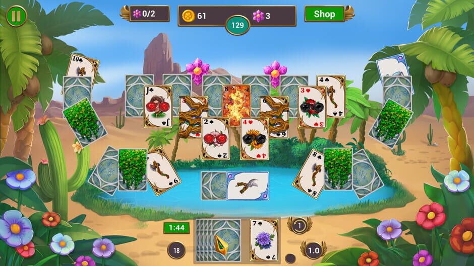 Solitaire Quest: Garden Story Screenshot