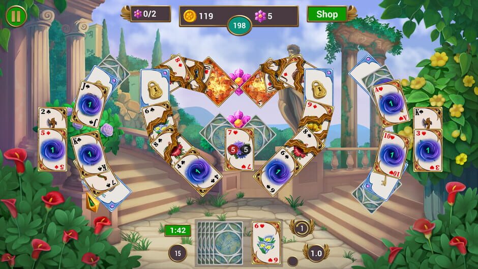 Solitaire Quest: Garden Story Screenshot