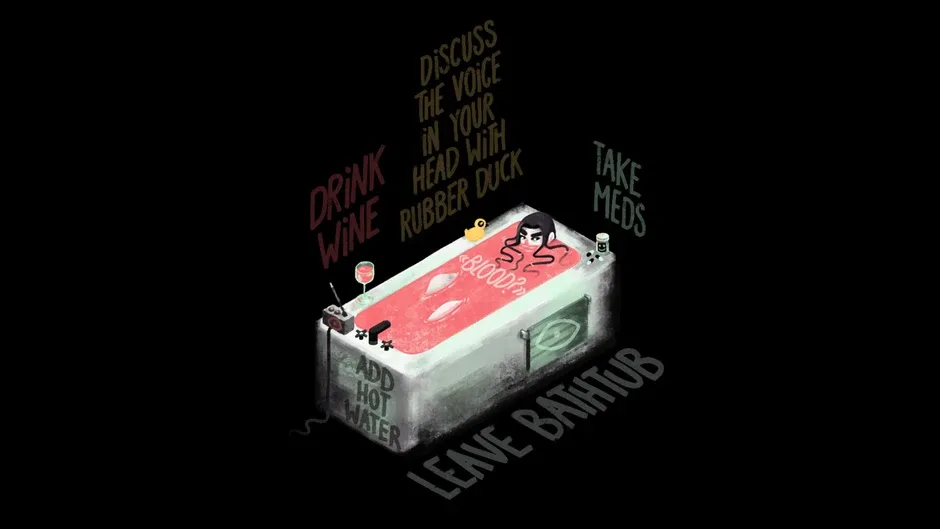 Кадър от Psychotic Bathtub