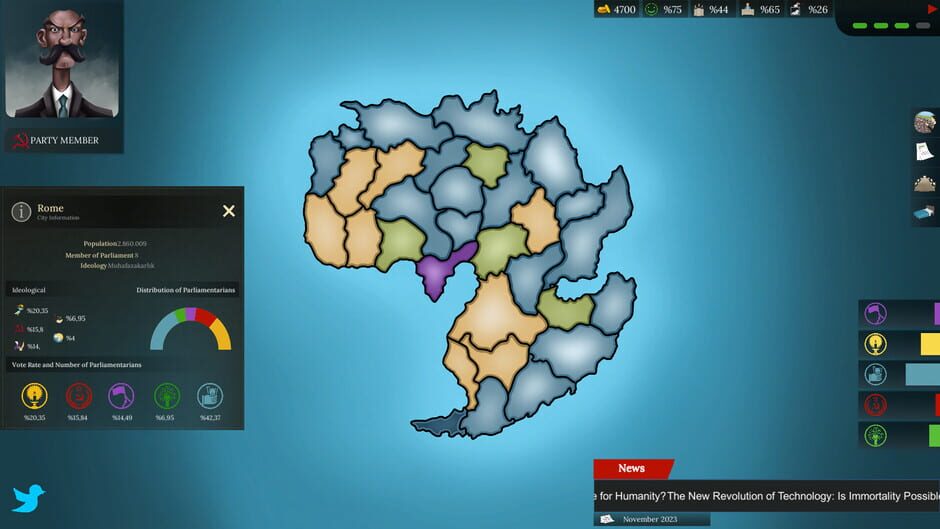 สกรีนช็อตจาก Political Mastery (รูปที่ 6)