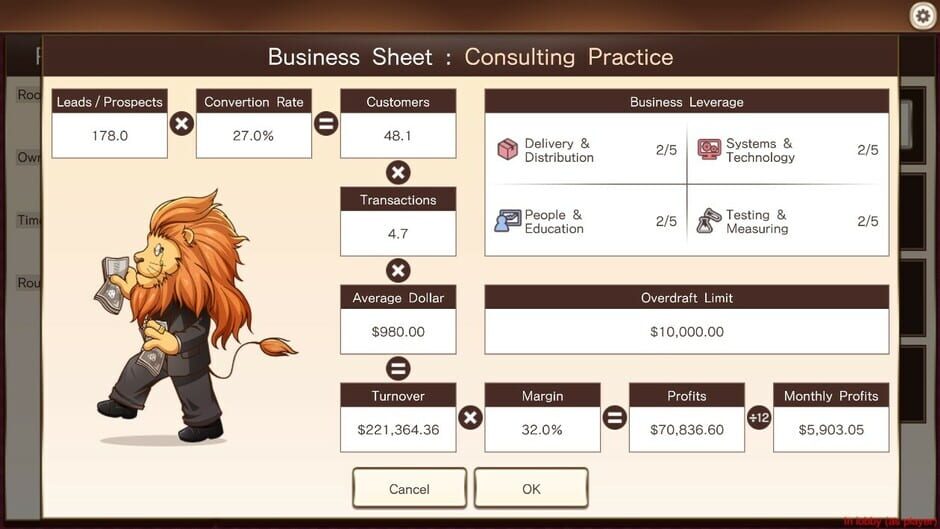 สกรีนช็อตจาก The Leverage Game: Business Edition (รูปที่ 10)