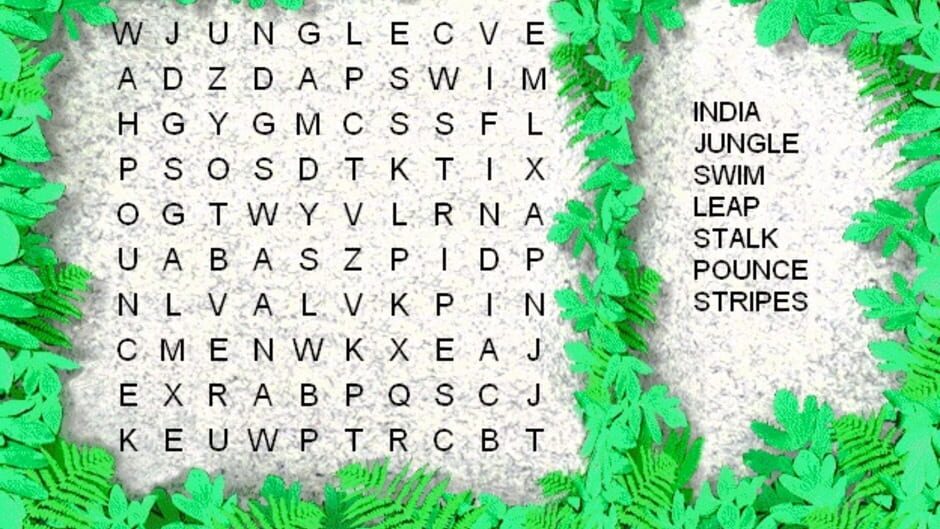 Screenshots Discovering Endangered Wildlife