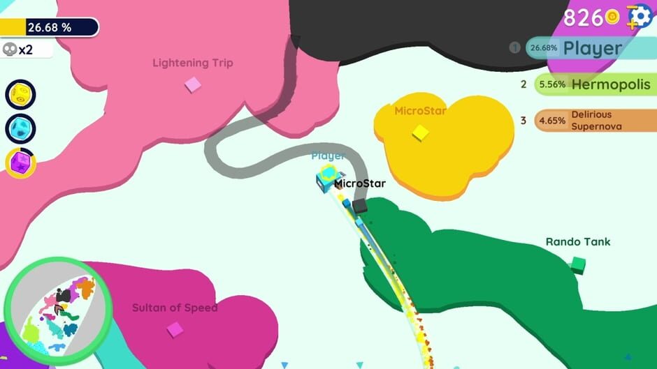 Paper io 2 Screenshot