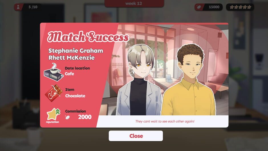 Matchmaker Agency Screenshot