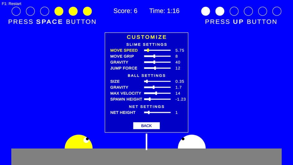 Slime Volley Screenshot