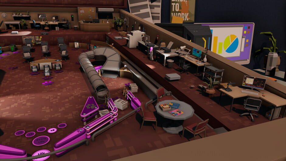 สกรีนช็อตจาก Roxy Raccoon's Pinball Panic: Workplace Worries (รูปที่ 3)
