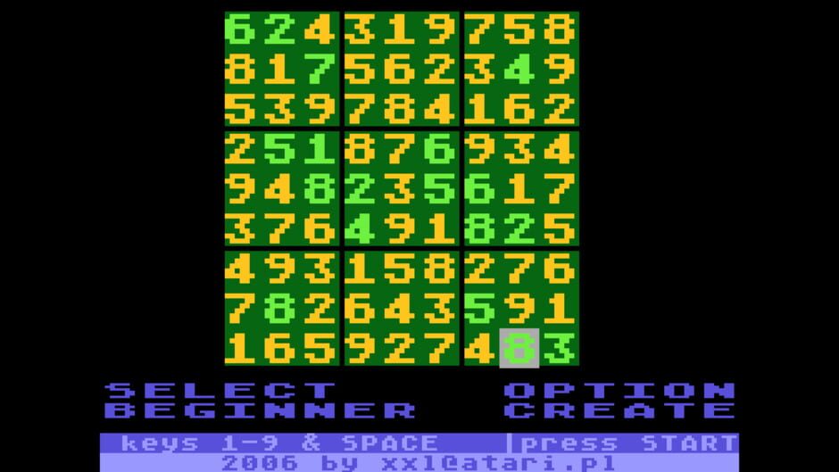 Sudoku screenshot