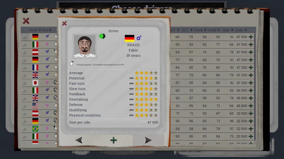 Race Manager Screenshot