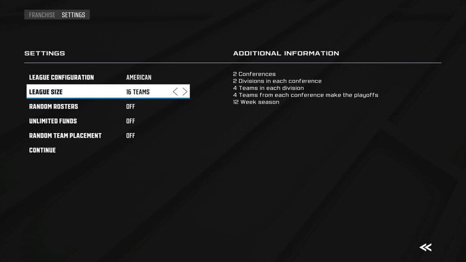 Axis Football 2024 Screenshot