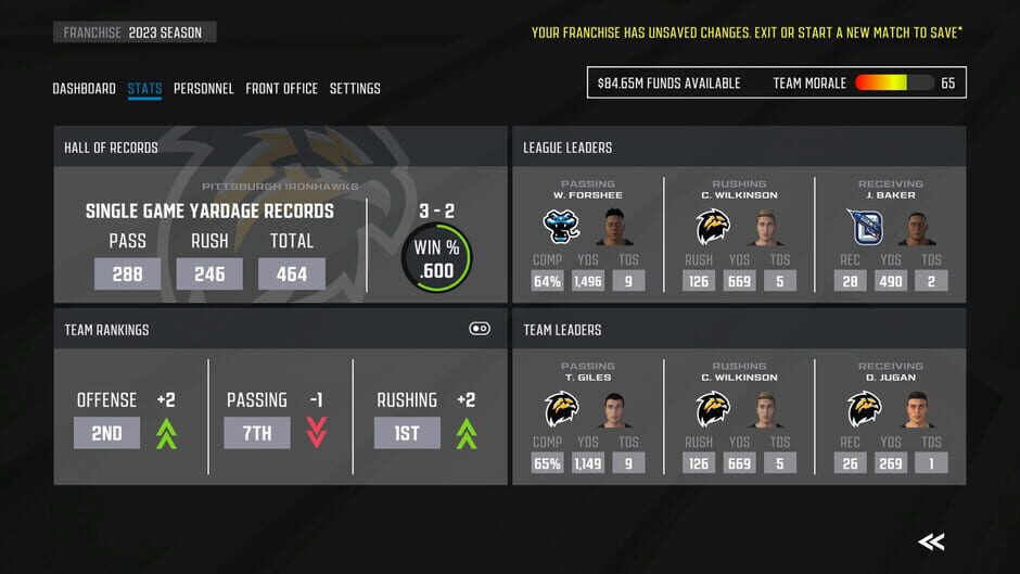 Axis Football 2024 Screenshot