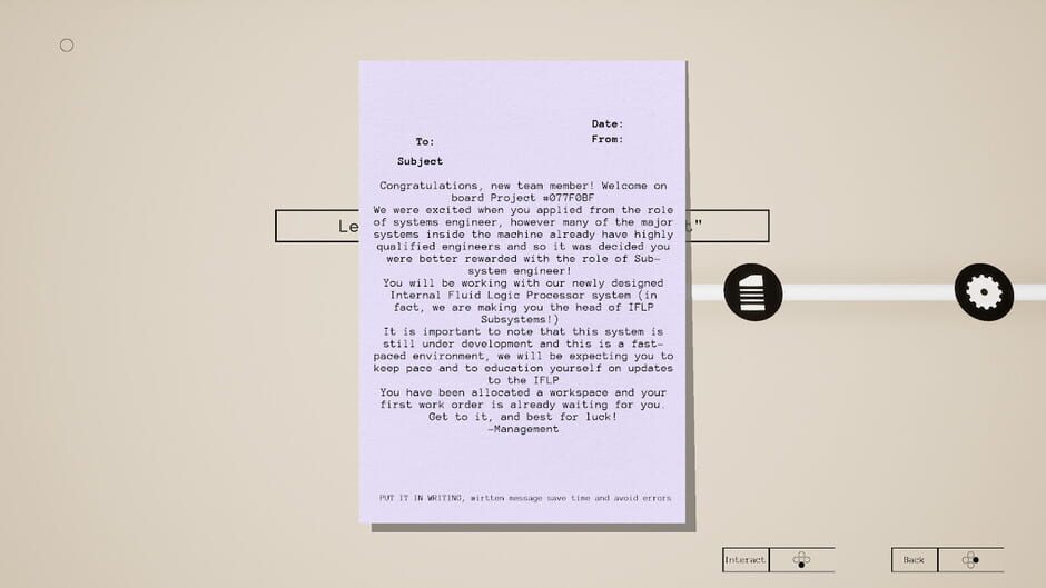 An Engineer and the Great Machine Screenshot