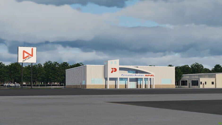 สกรีนช็อตจาก X-Plane 12: FSDesigns - Pensacola International Airport (รูปที่ 10)