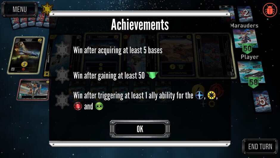 สกรีนช็อตจาก Star Realms: High Alert - Heroes (รูปที่ 2)